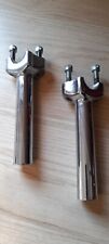 Risers droite et gauche pour  Harley Davidson chrome