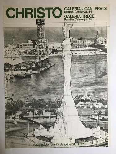 Christo 1977 affiche originale - christo,