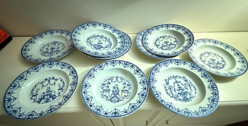 Assiette creuse faience - assiette,