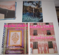 LOT DE 6 MAGAZINES/ARCHITECTURE DECO/MARIE CLAIRE-COTE SUD-MAISON FRANCAISE...
