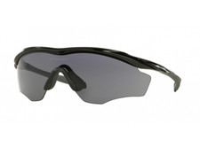 Lunettes De Soleil Oakley OO9343-01 M2 Cadre XL Noir Poli Avec Gris