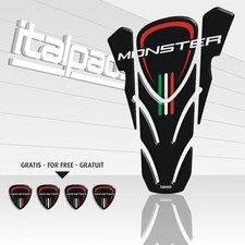 Protège-réservoir "Top wings" pour DUCATI Monster noir, Couverture, nouveau!