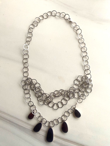 Collier pendentifs gouttes - pendentifs, en