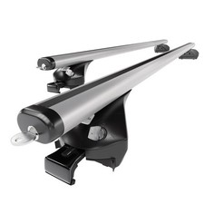 Barres de toit en aluminium pour Audi A6 C6 5p (2005-2010) A argent