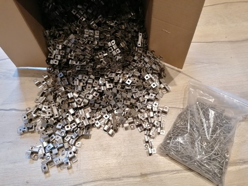 Lot 735 clips inox pour - lot, de