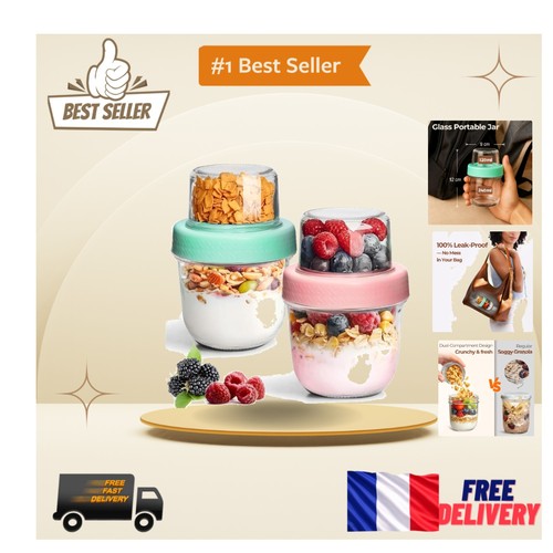 Set pots verre comsaf - de, en