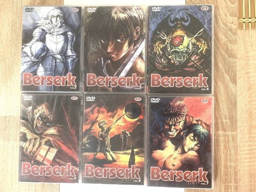 Lot dvd berserk - manga,