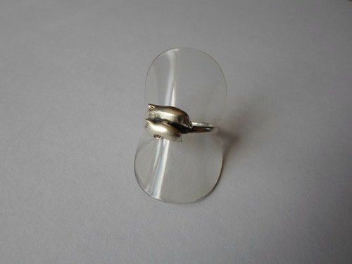 Bague argent massif - duo, de