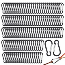 300 Pcs 2" Carabiner Bulk