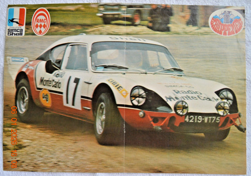 Affiche poster simca proto - affiche,