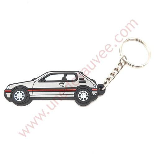 Porte clé peugeot 205 gti - porte-clÉ,