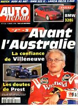 A22-Auto Hebdo 04/03/98 n°1126 Audi A3 1.8 abt BMW 323 Ti Lancia Delta HPE 2.0