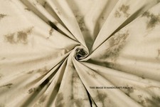 Indien Colorant Shibori Marron Marbre Naturel Couleur Par 4.6m Coton Robe Tissu