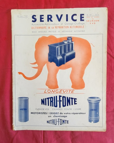 Service 1937 étude - , ;