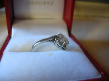 Bague platine  et  diamant 0,50 carat ,contrôlé,  bijou ancien Début XXeme