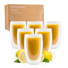 Verre Thermique Double Paroi 6 Pièces 450Ml Frozen Latte Smoothie Glacé