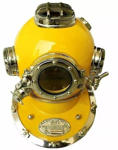 Ancien casque plongée - ancien, de