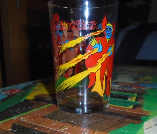 Verre moutarde vintage - moutarde,
