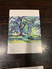 CARTE POSTALE 14X10 PAUL CEZANNE TABLEAU ET MUSEE