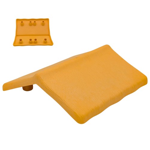 Playmobil toit jaune cm - toit,