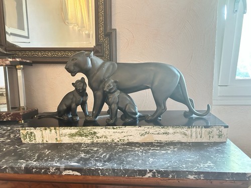 Statue panthère et - « panthère, ses