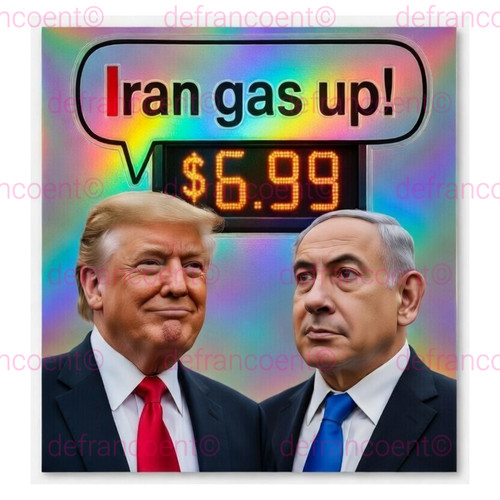 Gas stickers trump - gas, did