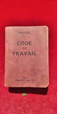 Code Du Travail Dalloz 1954