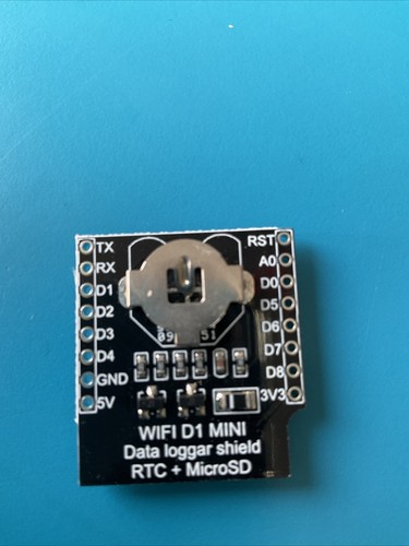Shield rtc data - data, wemos