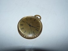 ancienne montre femme gousset mécanique pendentif / stowa / testé ok / plaqué or