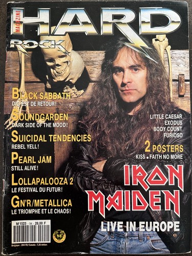 Hard rock magazine iron - magazine, n°94,