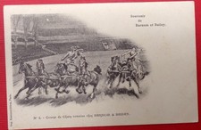 cpa - souvenir de barnum et bailley , course de chars romains