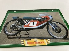 Kreidler Van Veen 50 GP 1973 fiche carte moto passion collection édition Atlas