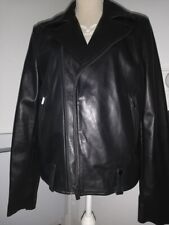 BLOUSON EN CUIR D'AGNEAU NEUF