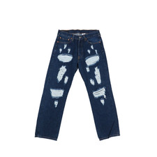 Jeans Levi's 501 Personnalisé W33 L32 Usagé Denim (Cod.SJ649) LEVIS