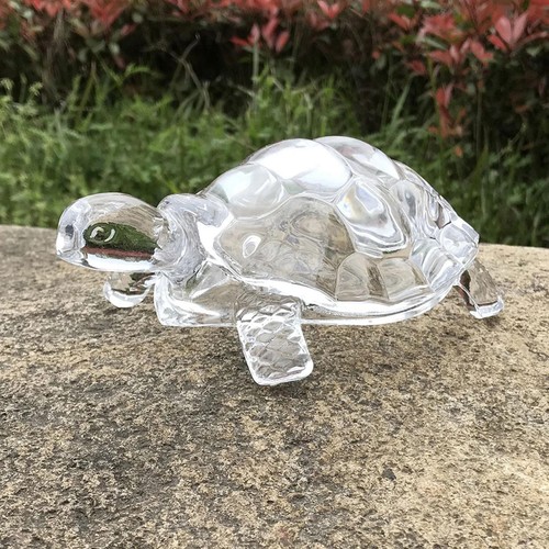 Figurine tortue verre - tortue, en