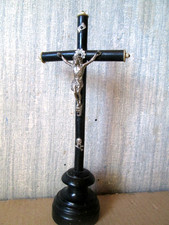 CRUCIFIX Napoléon III bois os