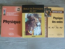 3 livres de physique niveau "prépa" 