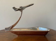Ancien cendrier métal milieu du siècle modèle avion ИЛ 62 / avion IL-62 URSS ...