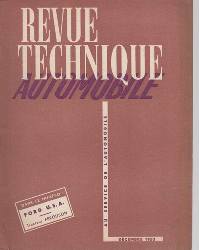Revue technique automobile - revue,