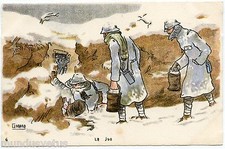 WW1 . ARTIST SIGNED. GABARD. GUERRE. WAR.  Le jus . Patriotique. Patriotic