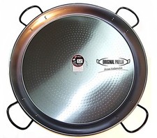 Poele a Paella en Acier Poli