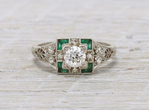 Bague cadeau fiançailles - cadeau, de