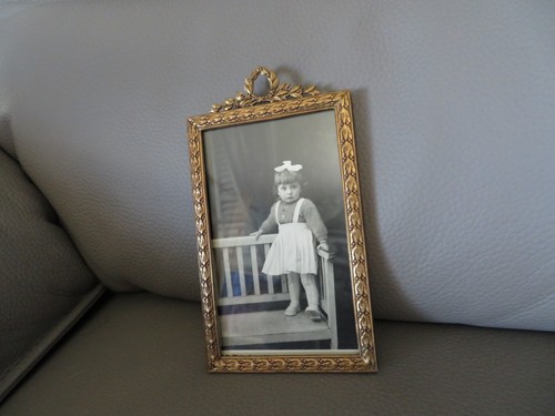 Ancien cadre photo bronze - en,