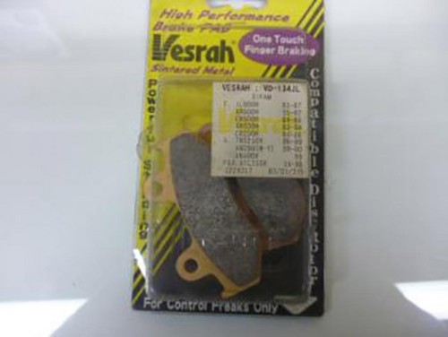 Plaquette frein vesrah - plaquette, de