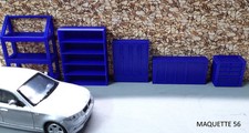 Lot meubles bleus pour - 5,