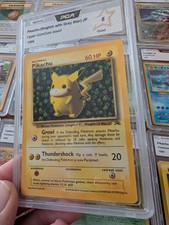 Pokemon 1999 Japanese CoroCoro ? Glossy Grey Star Promo Ivy Pikachu #025