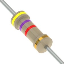 20X CFR-25JT-52-4K7 Résistance : Charbon 4,7kΩ 250mW ±5% Ø2,4x6,3 mm axial YAGEO