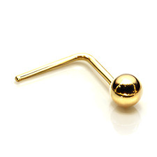 Piercing clou nez or - piercing,