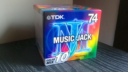 Minidisc tdk music jack - minidisc,