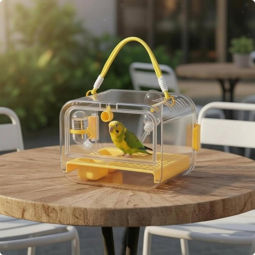 Cage portable transparente - cage,